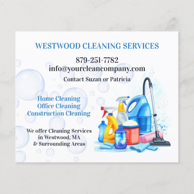 Cleaning Services Flyer (Front)