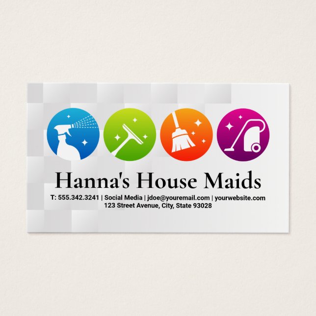 Cleaning Services Icons | Maid (Front)