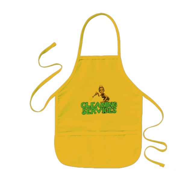 Cleaning Services Kids Apron (Front)