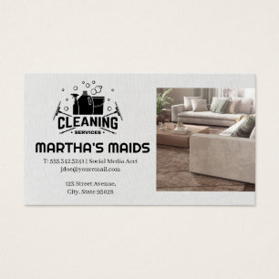 Cleaning Services Logo Living Room