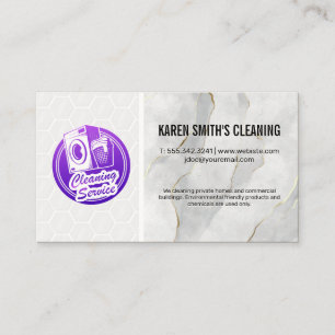 Cleaning Services Maid Service Business Card