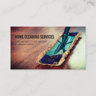 Cleaning Services   Maids Business Card