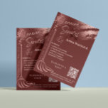 Cleaning Services Rose Gold Scan To Connect Flyer<br><div class="desc">Flyer for cleaning services customisable with contact details,  phone,  plus qr code to link directly to your contact,  your instagram or your calendar to schedule an appointment for your services,  edit the services you offer and enhance your cleaning services business</div>