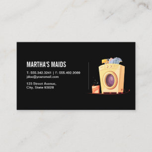 Cleaning Services Vacuum Business Card
