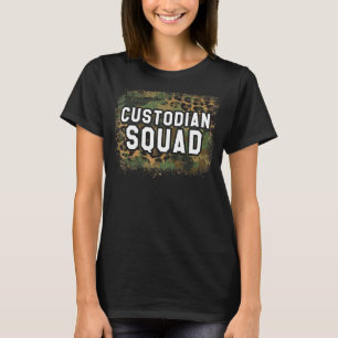 Cleaning Staff Custodian Squad School Appreciate C T-Shirt