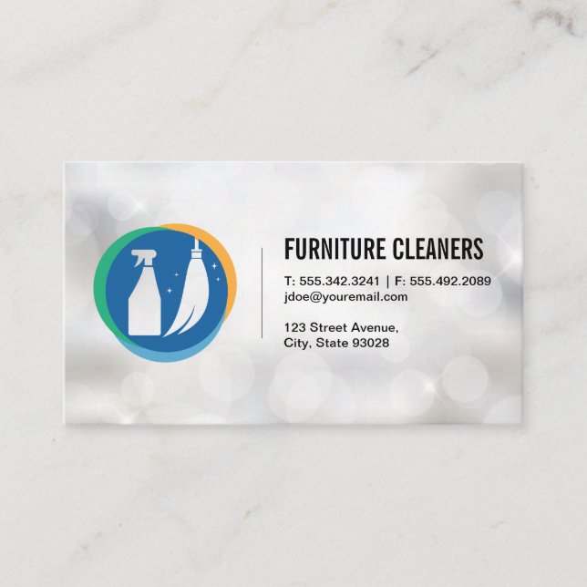Cleaning Supplies Business Card (Front)