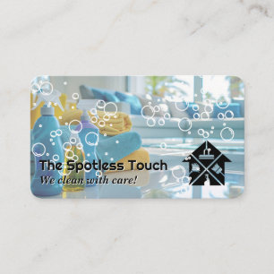 Cleaning Tools   Home Services Business Card