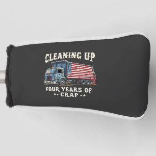 Cleaning up Your 4 years Trump Garbage Inaguration Golf Head Cover