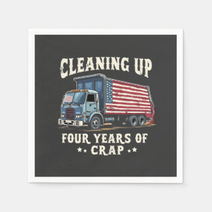 Cleaning up Your 4 years Trump Garbage Inaguration Napkin