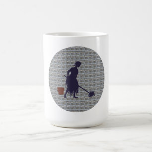 cleaning woman Cinderella charwoman Cinderella Coffee Mug
