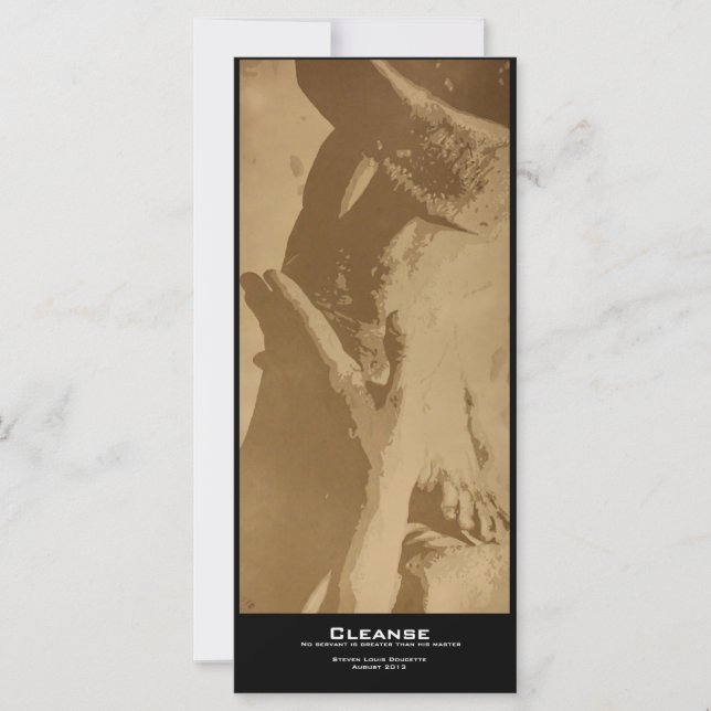 "Cleanse" Value Bookmark (Front)