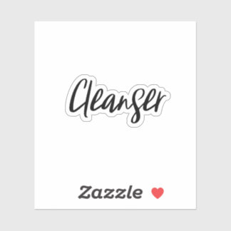 Cleanser Storage Sticker