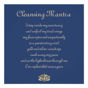 Cleansing Mantra Poster