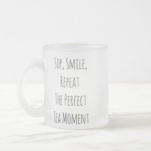 Clear 10oz Glass Mug (Left)