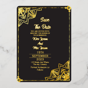 Clear Acrylic Wedding Save the Date