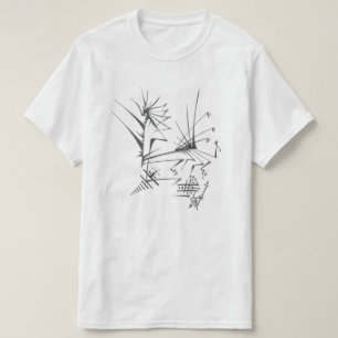 Clear Black White Abstract Tribal Tattoo Art T-Shirt