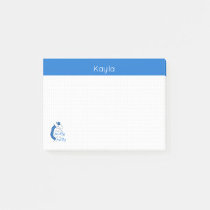 Clear Blue I Feel Knitty, Oh So Knitty Post-it Notes