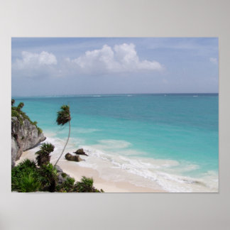 clear blue poster