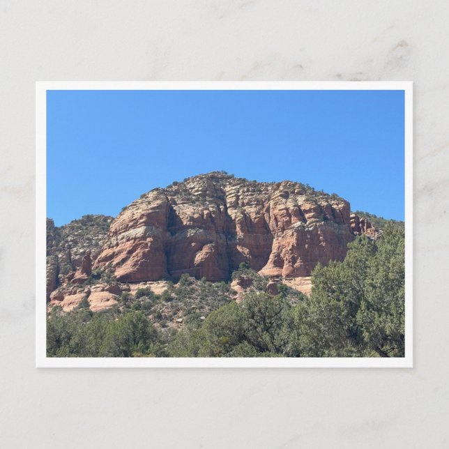 clear blue sky postcard (Front)