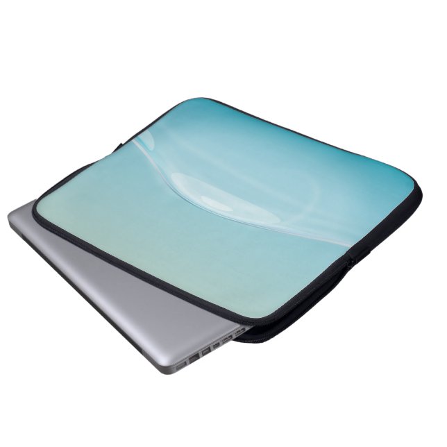 Clear Blue Water Laptop Sleeve (Front Bottom)