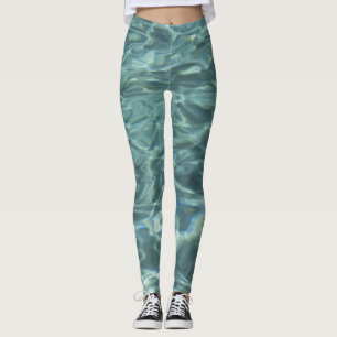 Clear Blue Water Leggings