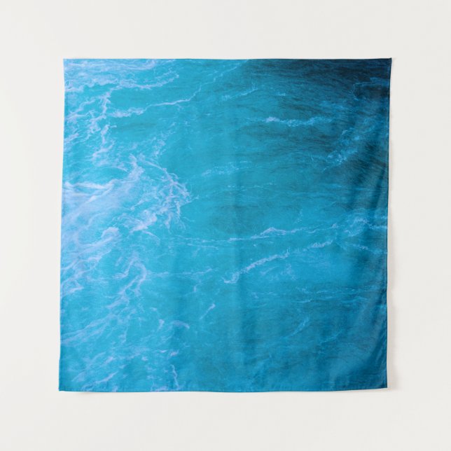 Clear blue water tapestry (Front)