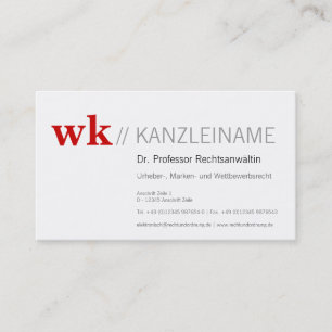 clear, bold, dominant business cards