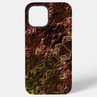 Clear brown neon mirroring style with flashy lines