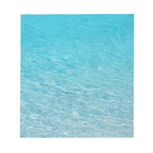 Clear Calm Blue Sea Ripples Notepad