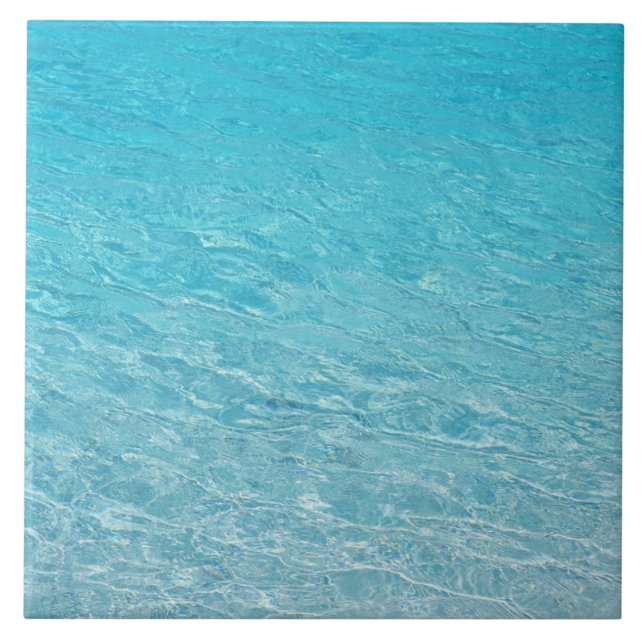 Clear Calm Blue Sea Tile (Front)