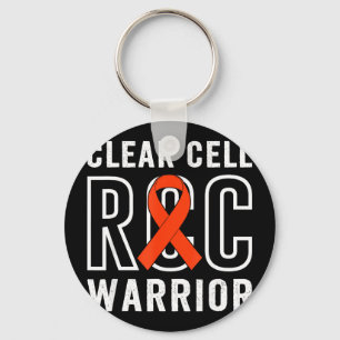 Clear cell rcc warrior kidney cancer awareness key ring