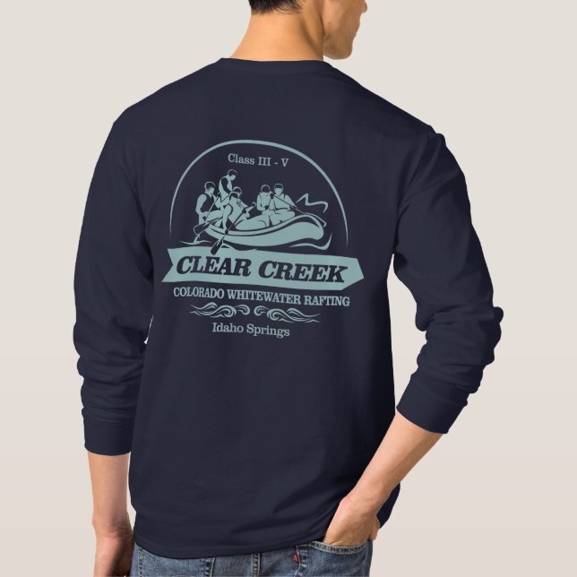 Clear Creek (rafting2) T-Shirt (Back)