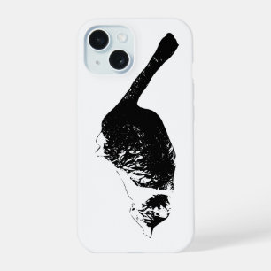 Clear Edge, Feline Line iPhone 15 Case