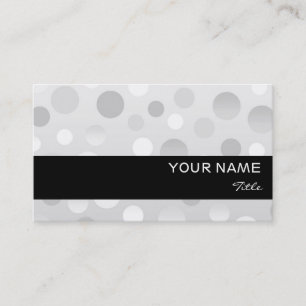 Clear Fizz business card template black stripe