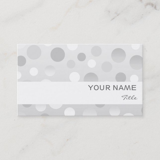 Clear Fizz white stripe business card template (Front)