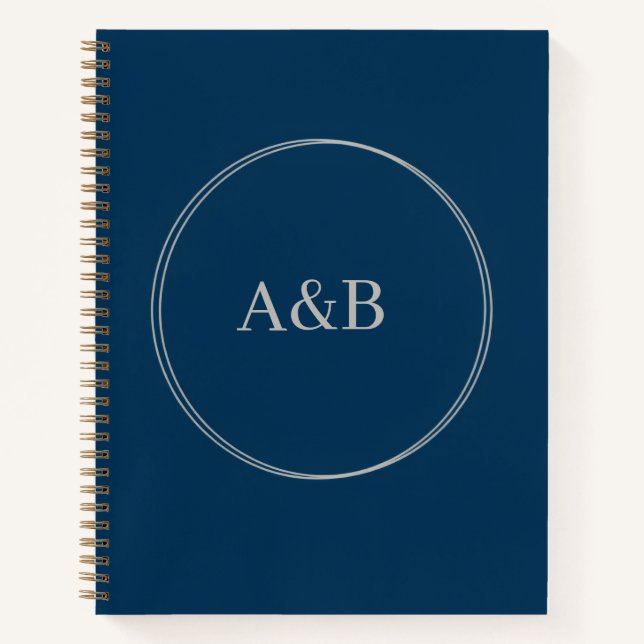 Clear Focus Geometric Design Notebook (Front)