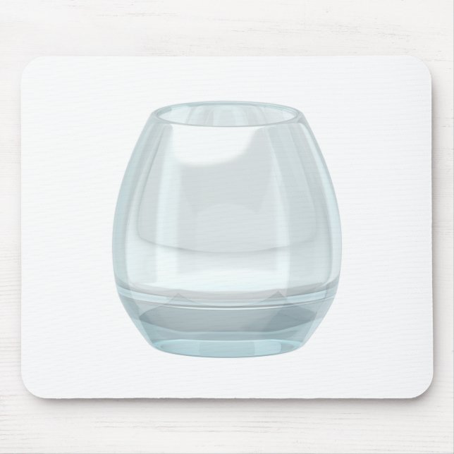 Clear glass mouse mat (Front)