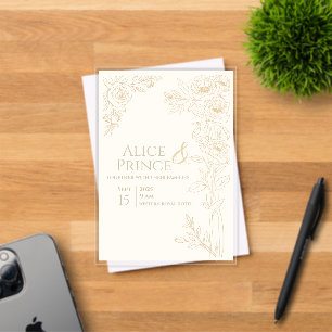 Clear Invitation Wedding Editable