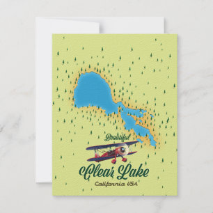 Clear Lake California USA map