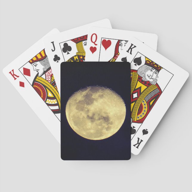 Clear Moon Playing Cards (Back)
