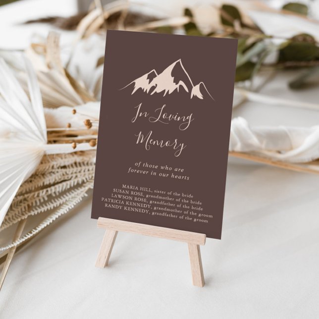 Clear Mountain Country In Loving Memory Sign (Creator Uploaded)