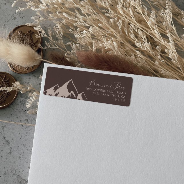 Clear Mountain Country Return Address Label (Creator Uploaded)