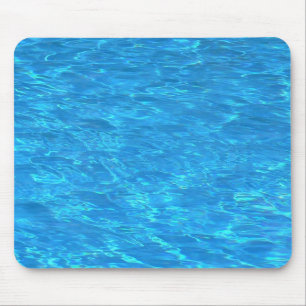 Clear pool water surface mouse mat