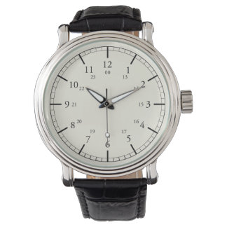 Clear Pressure Gauge Inspired Watch - 12 At Top