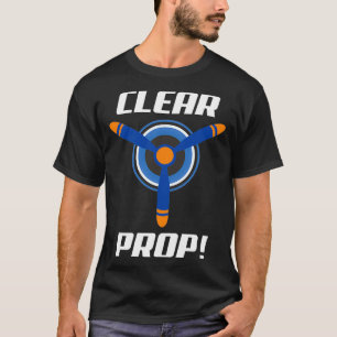 Clear Prop with Propeller Picture T-Shirt