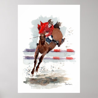 'Clear Round' poster/print Poster