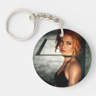 Clear Shadows acrylic keychain