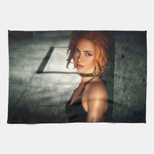 Clear Shadows kitchen towel