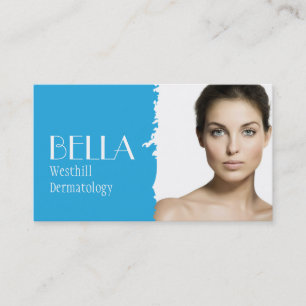 Clear Skin Dermatologist Facial Massage Spa Business Card