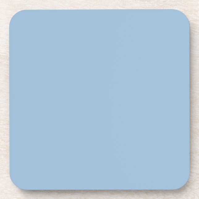 Clear Sky Blue Solid Color 14-4123 2022 Coaster (Front)